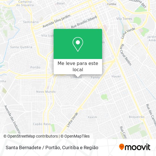 Santa Bernadete / Portão mapa
