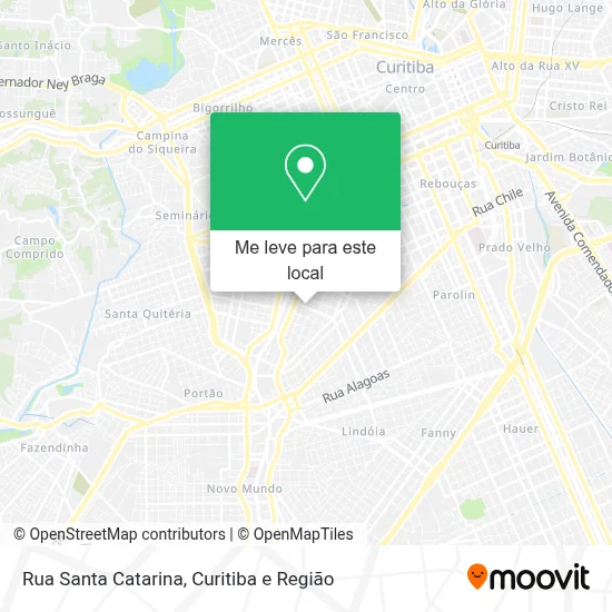 Rua Santa Catarina mapa