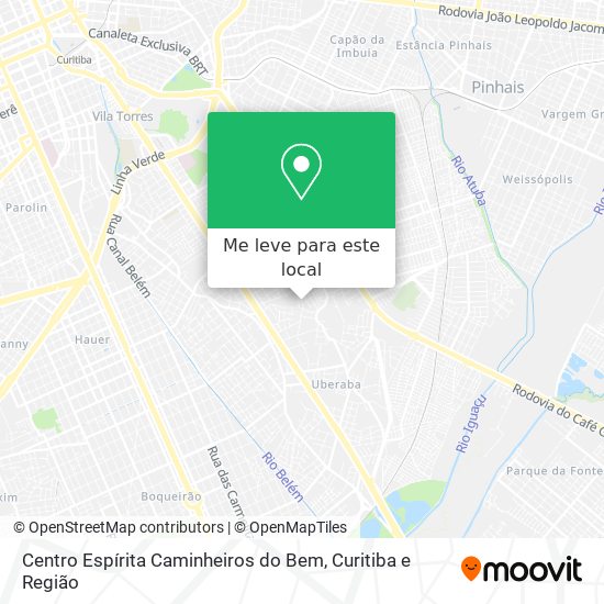 Centro Espírita Caminheiros do Bem mapa