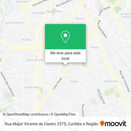 Rua Major Vicente de Castro 2575 mapa