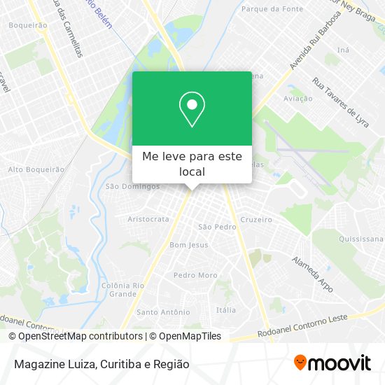 Magazine Luiza mapa