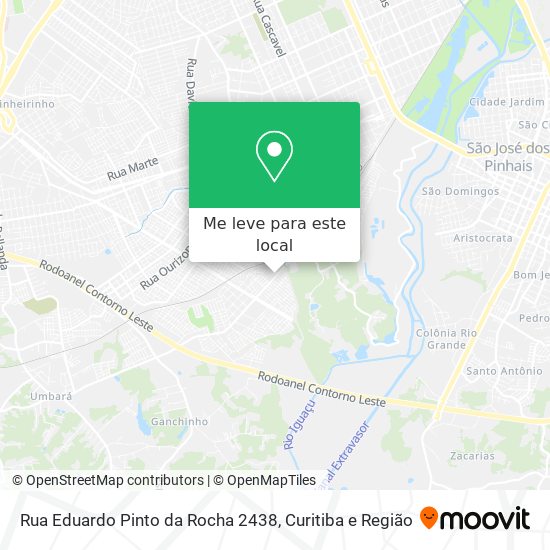Rua Eduardo Pinto da Rocha 2438 mapa