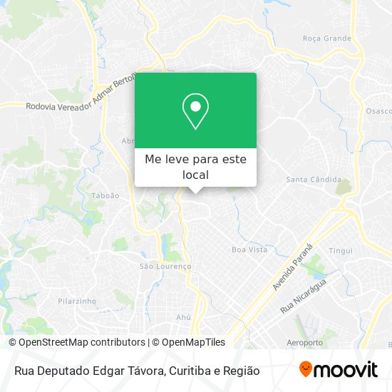 Rua Deputado Edgar Távora mapa