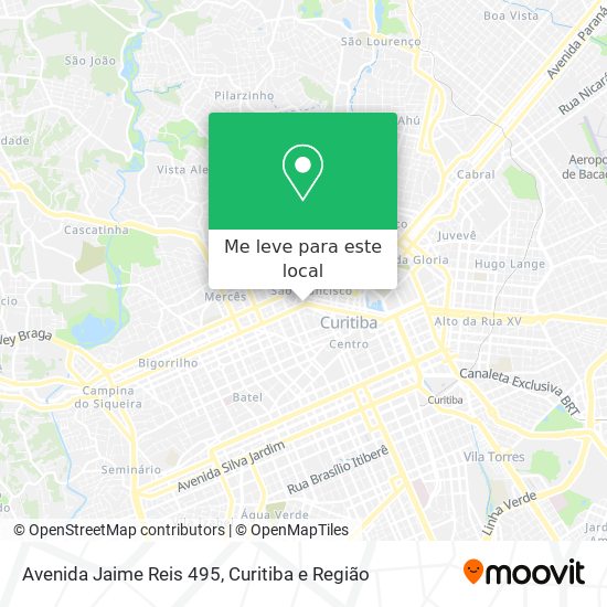 Avenida Jaime Reis 495 mapa