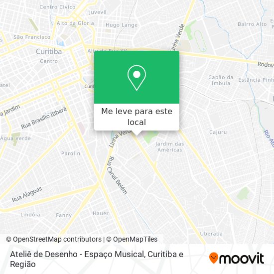 Ateliê de Desenho - Espaço Musical mapa