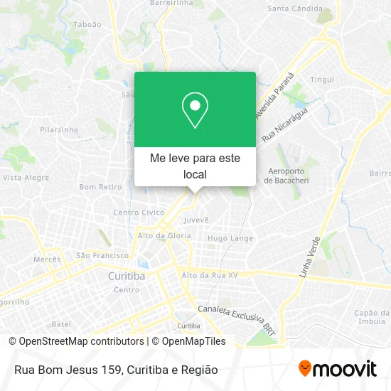 Rua Bom Jesus 159 mapa