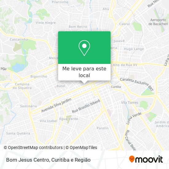 Bom Jesus Centro mapa