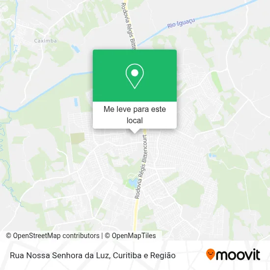 Rua Nossa Senhora da Luz mapa