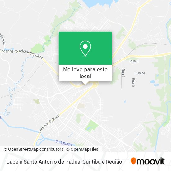 Capela Santo Antonio de Padua mapa