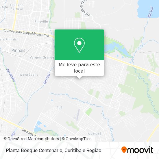Planta Bosque Centenario mapa