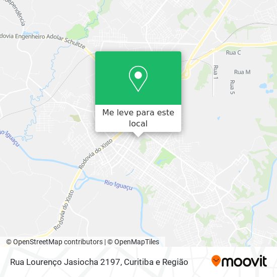 Rua Lourenço Jasiocha 2197 mapa