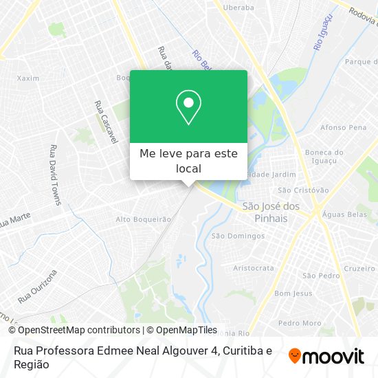 Rua Professora Edmee Neal Algouver 4 mapa