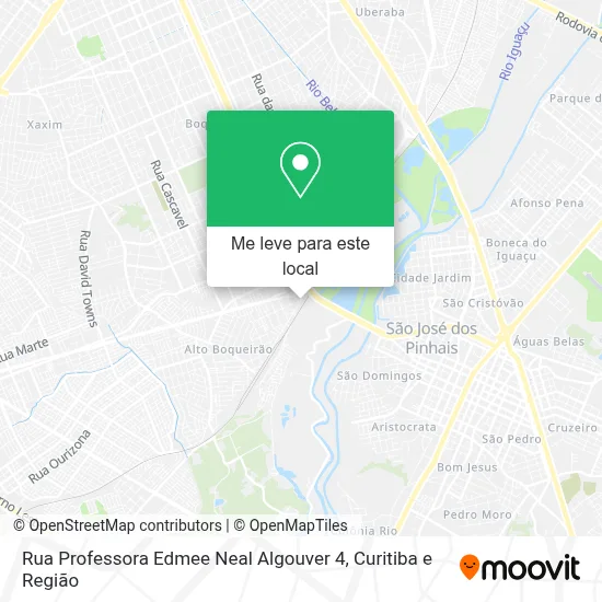 Rua Professora Edmee Neal Algouver 4 mapa