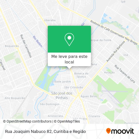Rua Joaquim Nabuco 82 mapa