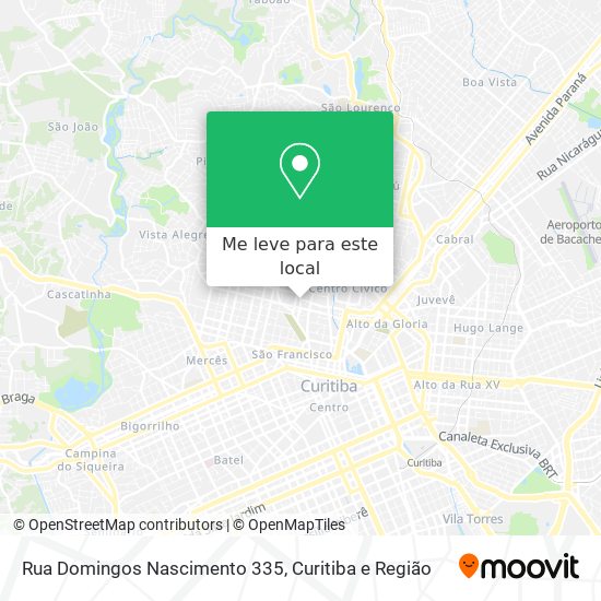 Rua Domingos Nascimento 335 mapa