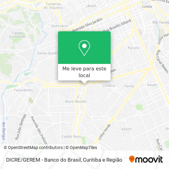 DICRE/GEREM - Banco do Brasil mapa
