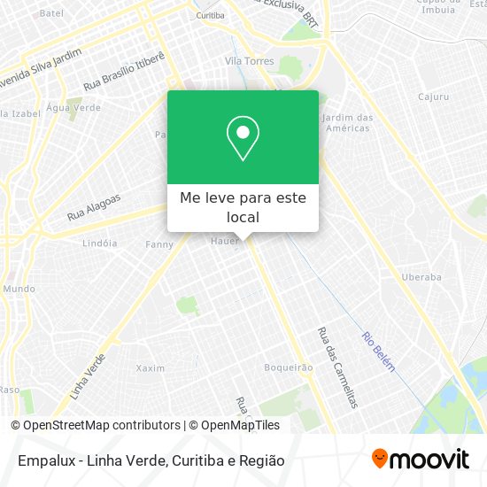 Empalux - Linha Verde mapa