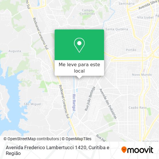 Avenida Frederico Lambertucci 1420 mapa