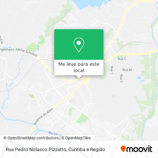 Rua Pedro Nolasco Pizzatto mapa