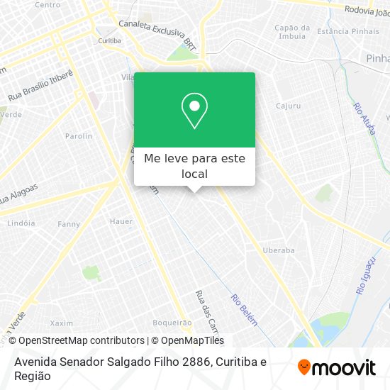 Avenida Senador Salgado Filho 2886 mapa