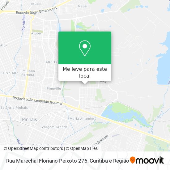 Rua Marechal Floriano Peixoto 276 mapa