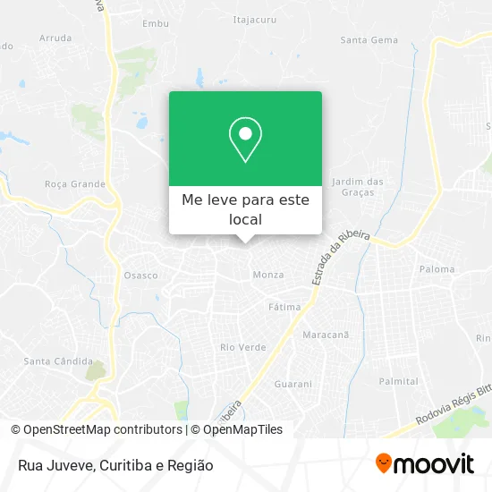 Rua Juveve mapa