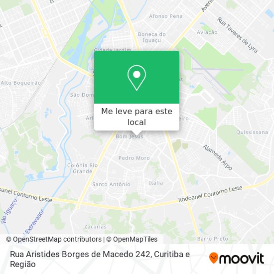 Rua Aristides Borges de Macedo 242 mapa