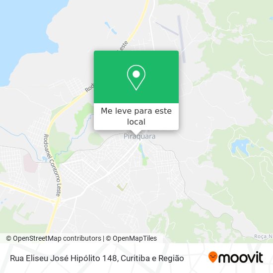 Rua Eliseu José Hipólito 148 mapa