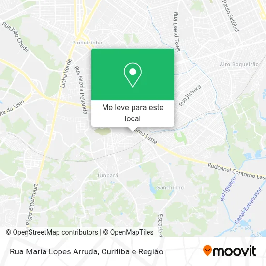Rua Maria Lopes Arruda mapa