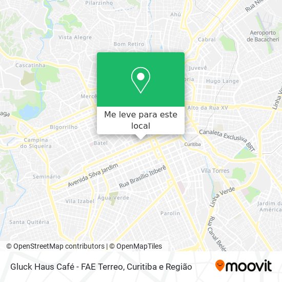 Gluck Haus Café - FAE Terreo mapa