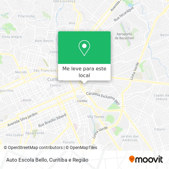 Auto Escola Bello mapa