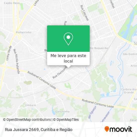 Rua Jussara 2669 mapa