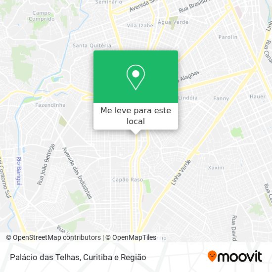 Palácio das Telhas mapa