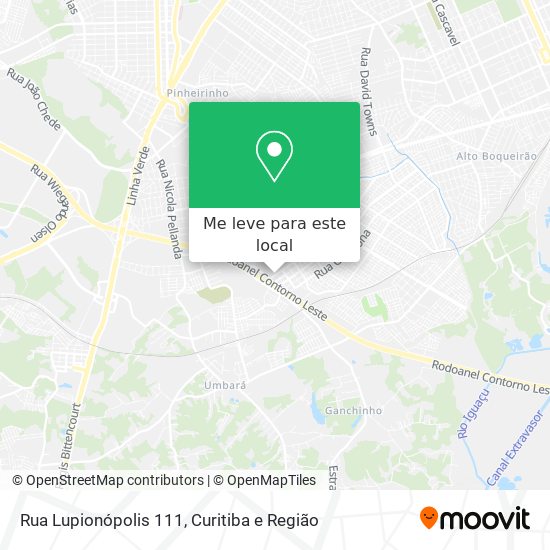Rua Lupionópolis 111 mapa