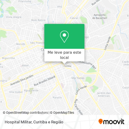 Hospital Militar mapa