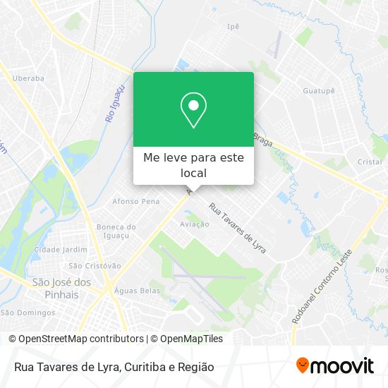 Rua Tavares de Lyra mapa