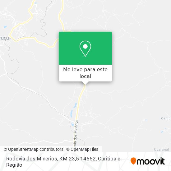 Rodovia dos Minérios, KM 23,5 14552 mapa