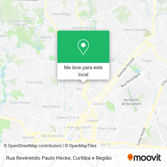 Rua Reverendo Paulo Hecke mapa