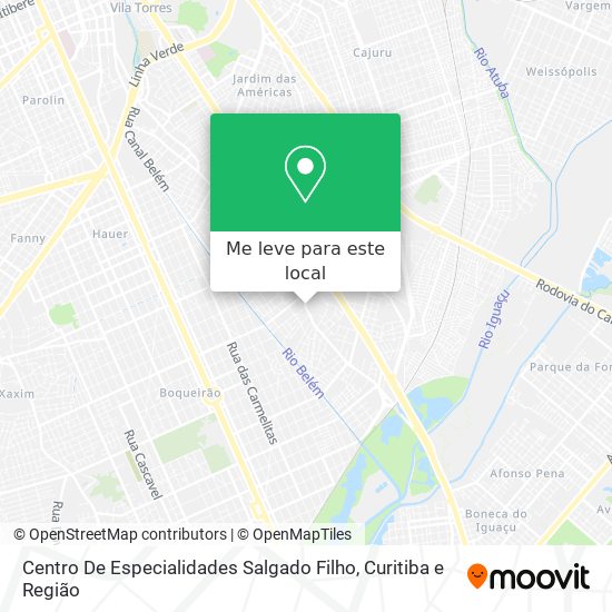 Centro De Especialidades Salgado Filho mapa