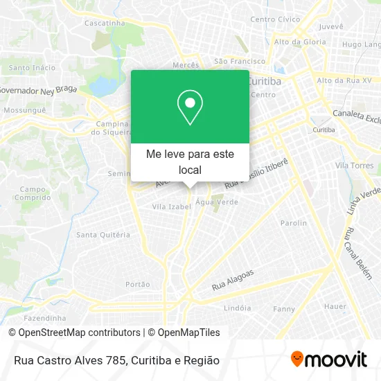 Rua Castro Alves 785 mapa