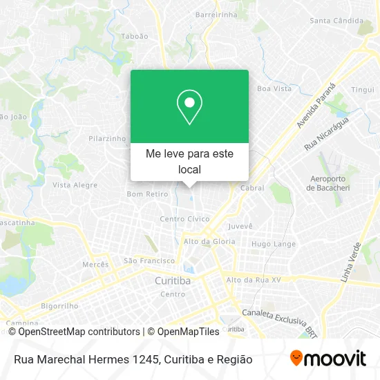 Rua Marechal Hermes 1245 mapa