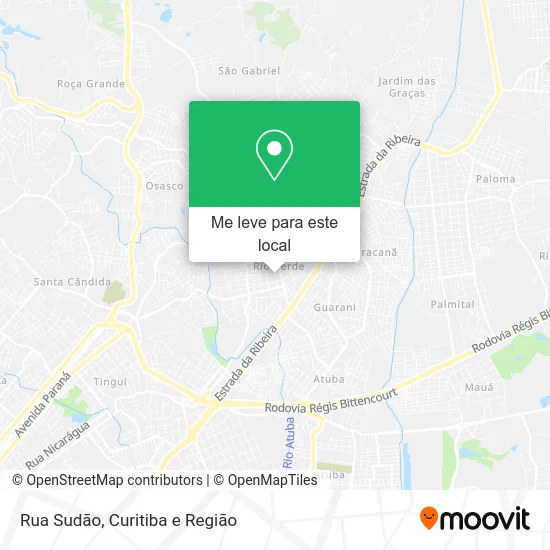 Rua Sudão mapa