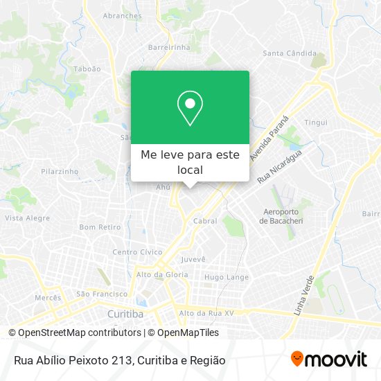 Rua Abílio Peixoto 213 mapa