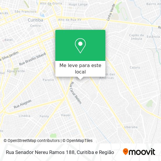 Rua Senador Nereu Ramos 188 mapa