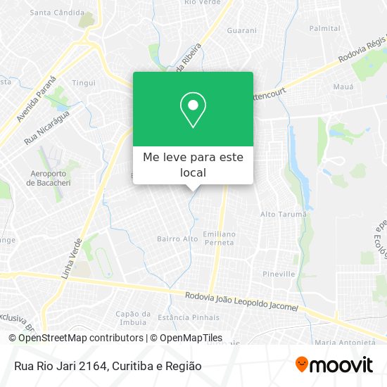 Rua Rio Jari 2164 mapa