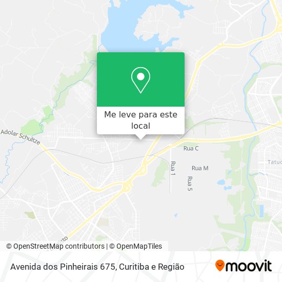 Avenida dos Pinheirais 675 mapa