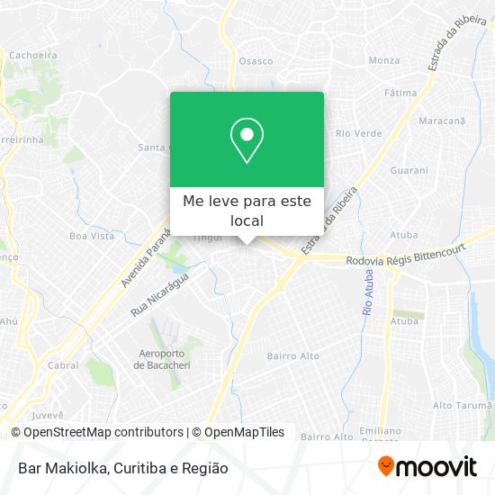 Bar Makiolka mapa