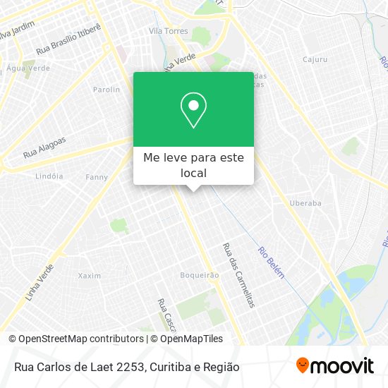 Rua Carlos de Laet 2253 mapa