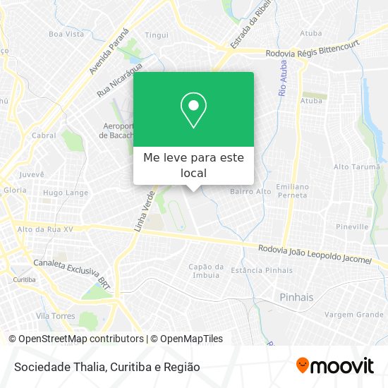 Sociedade Thalia mapa