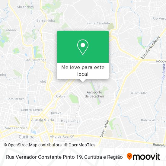 Rua Vereador Constante Pinto 19 mapa